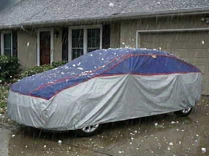 CarsCover Hail Protector Hailstone Car Cover Padded Multi-Layered Full Protection All Weatherproof Waterproof Anti Frost Hail Car Covers (Fit up to 216 inch Long) - size: Fit up to 216 inch long
