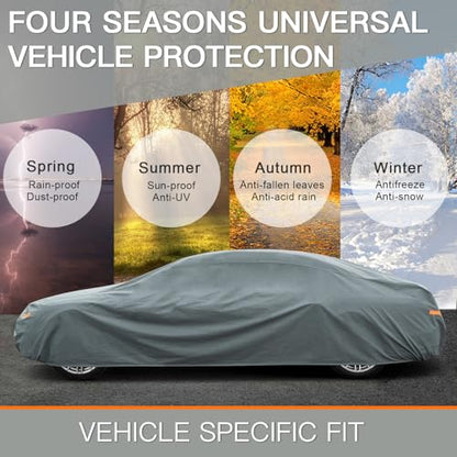 Kayme Heavy Duty Car Cover Custom Fit BMW Z3 Coupe Cabriolet, Waterproof All Weather for Automobiles, Full Exterior Covers Sun Rain UV Protection. - size: Custom Fit BMW Z3