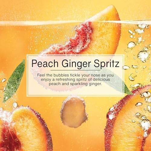 LITTLE TREES Car Air Freshener | Hanging Tree Provides Long Lasting Scent for Auto and Home | 24 Air Fresheners |Peach Ginger Spritz - color: Peach Ginger Spritz