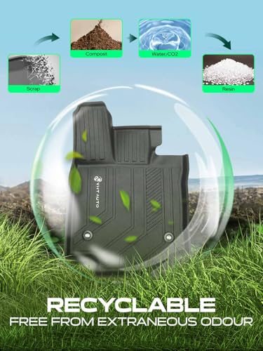 YHTAUTO Automotive Floor Mats Compatible with Lexus RX/RX350/RX350h/RX500h 2023-2026 (NOT for RX450h+ PHEV), TPE Floor Liners All-Weather Protection Custom Fit, 1st & 2nd Row, Set of 3 - size: For 2023-2026 RX