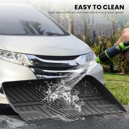 LASFIT Trunk Mat for Honda Odyssey 2026 2025 2024 2023 2022 2021 2020 2019 2018 Mini Passenger Van, All Weather TPE Cargo Mat Trunk Liner Only, Black (EX-L/Elite/Touring/Sport-L/Sport/EX/LX) - style: 7）For Honda Odyssey| 2018-2026 | Trunk Mat