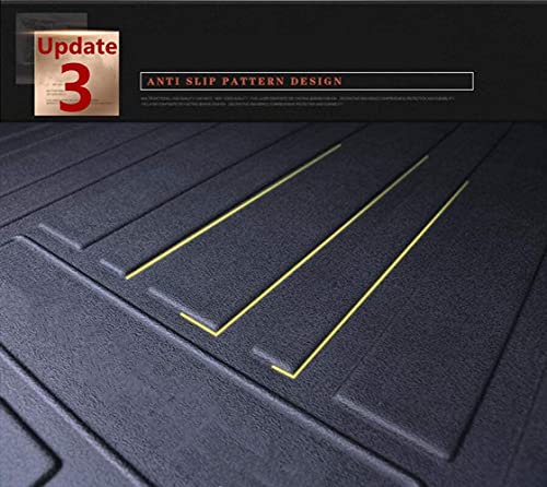 Camry Cargo Liners - All-Weather Protector 3D Custom-Fit Waterproof Durable Odorless TPO High-Raised Edge Flexible Rear Trunk Tray Floor mats Compatible with 2006-2012 Toyota Camry - size: 1）For Toyota Camry I 2007-2011 I Trunk Mat