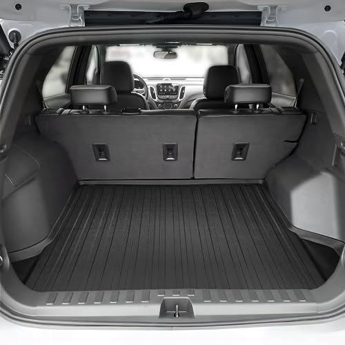 Premium Cargo Liner for Chevrolet Equinox SUV 2018-2025 - 100% Protection - Custom Fit Car Trunk Mat - Easy-to-Wash & All-Season Black Cargo Mat - 3D Shaped Laser Measured Trunk Liners for GMC Terrain