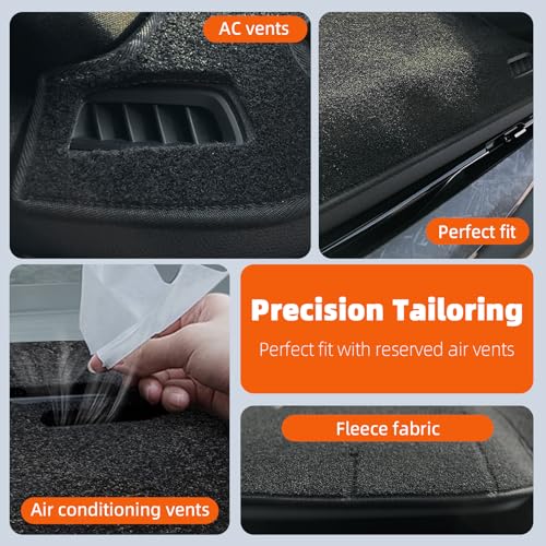 Dashboard Cover Dash Mat Fit for Je-ep Grand Cherokee 2021-2011 (WK2 Body Code,W/o HUD Models,Not Fit Grand Cherokee L),Car Dash Board Mat Anti-Glare Carpet,Non-Slip Pad (Black) - color: Black, size: Fit 11-21 Grand Cherokee WK2 - (Black)