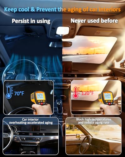 for Audi Q3 2013-2018 Windshield Sun Shade - 4 Layers Car Sunshades for Front Windows Shade Cover Custom Fit Q3 Sun Visor 250T Retractable Shade Blocks UV Rays Car Accessories - size: for Audi Q3 2013-2018