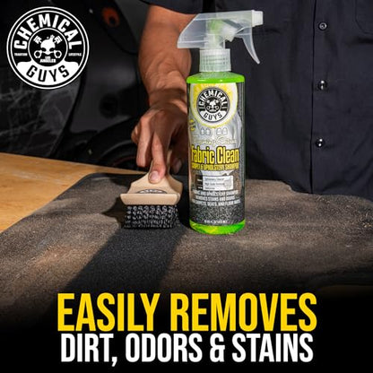 Chemical Guys CWS21916 Foaming Citrus Fabric Clean Carpet & Upholstery Cleaner, Ready to Use, Sprayable (for Carpets, Seats & Floor Mats), Safe for Cars, Home, Office, & More, 16 fl oz, Citrus Scent - size: 16 Fl Oz (2 Pack)