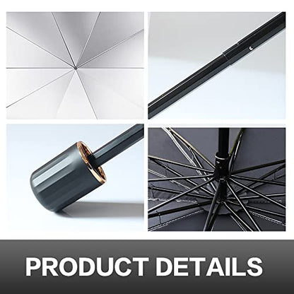 Car Sunshade Umbrella,Upgraded Windshield Cover Sun Shade,UV Reflecting Portable Front Window Cover,Universal Car Windshield Sunshades,UV Block for Front Windows,Fits Most Vehicles (55"x 31")