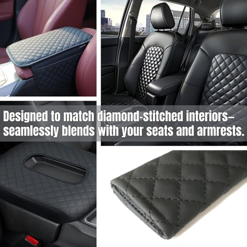 KAELTHAS 2 PCS Car Seat Belt Cover Pad Cushions Comfortable Driving Interior Accessories for Car SUV Truck Tractor Golf Cart UTV (Diamond Pattern) - style: Diamond Pattern
