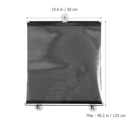 PATKAW (1 Pcs) Window Blinds, Blackout Shades No Drill, Suction Cup Temporary Roller Blind, Light Blocking Window Cover for Bedroom, Office, Nursery, Home Privacy, Travel, Rv and Car - size: 125.00X50.00X1.00CM