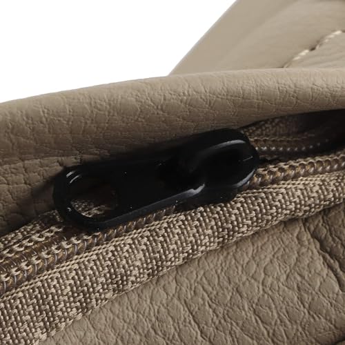 2Pcs Car Seat Armrest Handle Cover, Microfiber Leather Seat Armrest Car Interior Accessory Fit for CRV 2010-2017(Beige) - color: Beige