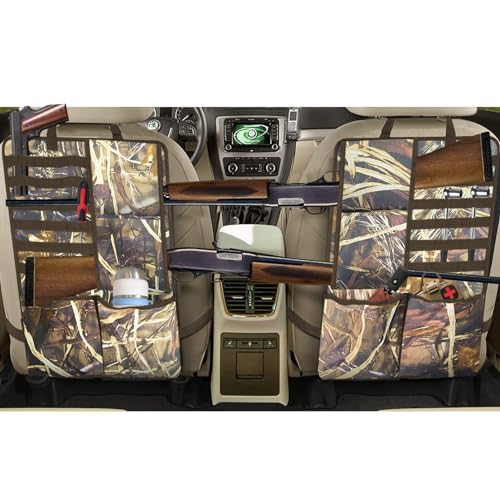 Car Seat Back Gun Rack, 2 Pack Automotive Truck Racks for Hunting Gear, Seat Back Gun Sling Holder with Storage Pockets for Truck SUV - color: Style 1