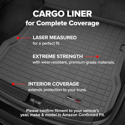 WeatherTech Cargo Trunk Liner for Chevrolet Equinox, Terrain Behind 2nd Row (401018), Black - color: Black
