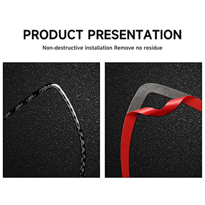 Car Air Vent Outlet Cover Decals for 2015-2023 Chrysler 300 / 300C / 300S / Limited/Touring Accessories Carbon Fiber Interior Stickers - color: Air Vent Cover