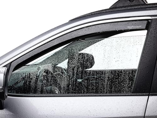 WeatherTech Custom Fit Side Window Deflectors for Honda CR-V (82710IM), Dark Tint