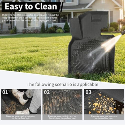 TPE Floor Mats for Toyota Camry Gasoline 2018-2023, All-Weather Waterproof & Non-Slip Car Liners, Durable Heavy-Duty Protection, Easy to Clean Full Set Automobile Mats Accessories - size: 2018-2023 Toyota Camry Gasoline