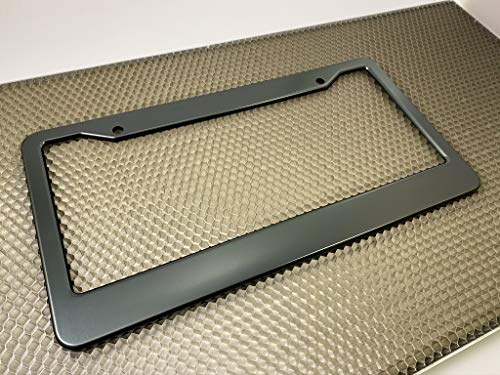 Special Edition Anodized Aluminum CAR License Plate Frame - Grey - color: Grey