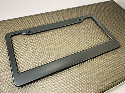 Special Edition Anodized Aluminum CAR License Plate Frame - Grey - color: Grey