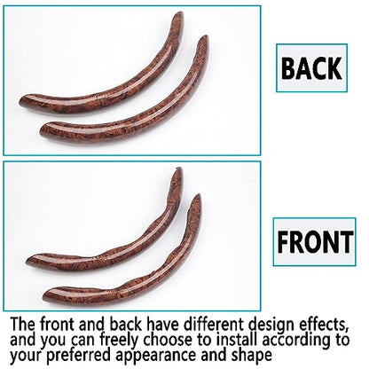 Steering Wheel Cover, Wood Grain Steering Wheel Cover, Car Wheel Cover for Men/Women, Universal Fit for 99% Car Steering Wheel,Steering Wheel Accessories (Wood Grain-Brown) - color: Wood grain-Brown