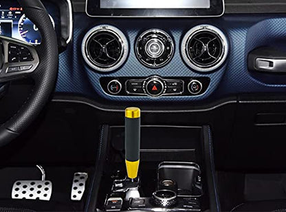 Abfer Tall Shift Knob Car Long Shifting Head Replace Weighted Gear Stick Shifter Knob Extension Fit Most Manual Automatic Transmission Vehicle, Gold - color: Gold-1