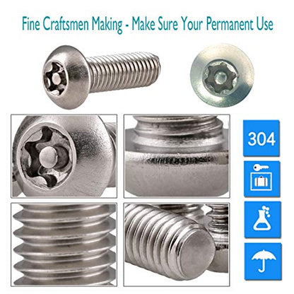 Aootf Anti Theft License Plate Screws- Rust Stainless Steel Plate Screw Resistant Security Tamper Resistant Machine License Plate Bolt License Plate Frame Fastener, Black Caps, Anti-Rattle Pad - color: 4PC Anti Theft-M-Black