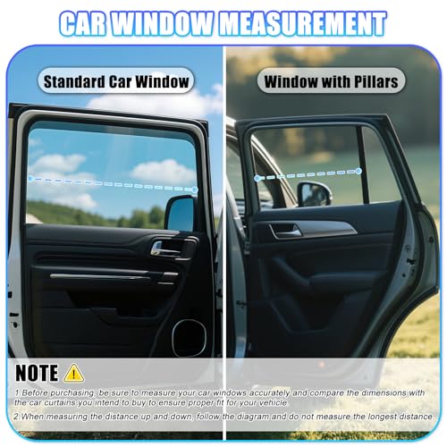 ZATOOTO Car Window Shade for Baby Window Sun Shade, 2 Pack 21"x14" Static Cling Car Window Shades | Bluish-Purple for Glare | Tile Two for Custom Coverage | Sun Shade UV Blocker for Baby - size: 2 Pack (21 x 14 in)