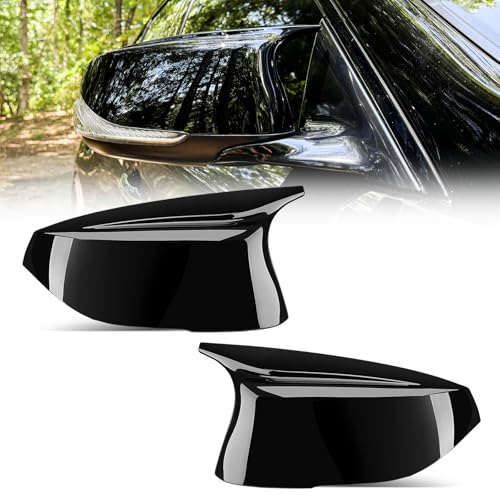 ACLONG Glossy Black Mirror Cover Caps Rearview Side Mirror Covers Fit for Infiniti Q50 2014-2022 Infiniti Q60 2017-2022 Left Driver Side Right Passenger Side-2 PCS - size: Fit for Infiniti Q50 2014-2022-Glossy Black