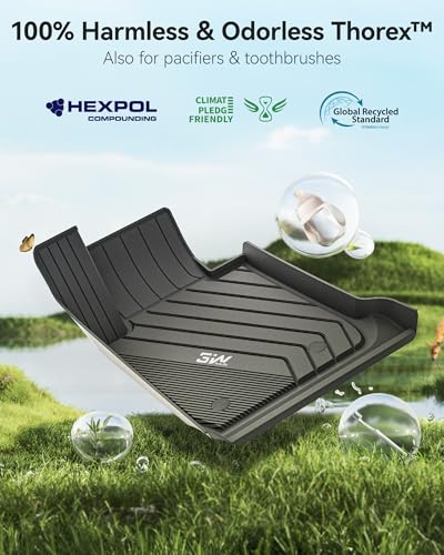 3W Floor Mats Fit for 2012-2018 BMW F30 3 Series 320i 328d 328i 330e 330i 335i 340i RWD & Sedan, TPE All Weather Custom Fit Floor Liner for 3 Series Full Set Car Mats (NOT for 335is & GT & X-Drive) - style: 5) 3 Series 2013-2018 | Floor Mats