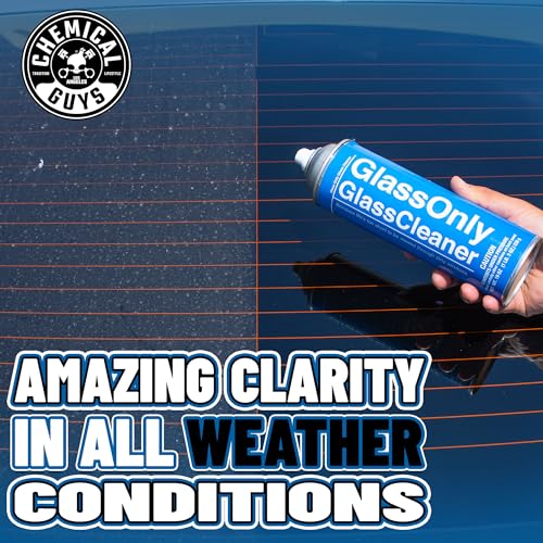 Chemical Guys CLDSPRAY100 Foaming Glass Cleaner (Works on Glass, Windows, Mirrors, Navigation Screens & More; Car, Truck, SUV and Home Use), Ammonia Free & Safe on Tinted Windows, 19 fl oz