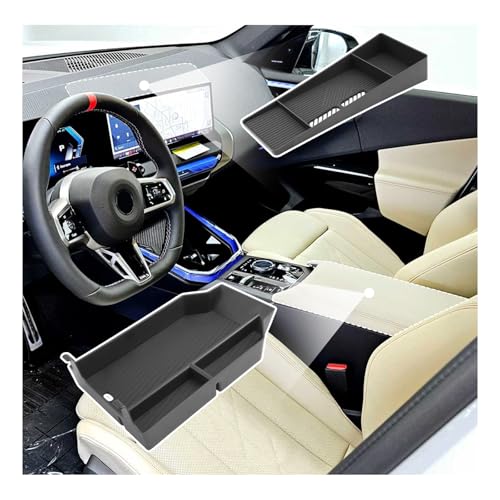 SXCY [2PCS Tray for 2025 2026 BMW X3 Center Console Tray+Dashboard Organizer for 2025 2026 BMW X3 Accessories Console Organizer 2025 2026 X3 Dashboard Screen Back Console Organizer - color: 2025 2026 X3, 2PCS Tray[Arm+Dash]