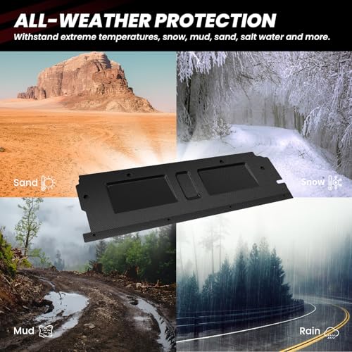LASFIT Tailgate Mat for Honda Ridgeline 2017 2018 2019 Tailgate Liner, Custom Fit Anti-Scratch Anti-Slip Easy Installation TPE All Weather Tailgate Protector Cover, Black - style: 8）For Honda Ridgeline | 2017-2019 | Tailgate Mat