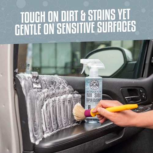 Chemical Guys Nonsense Colorless & Odorless All Surface Cleaner - Clear, Safe for Vinyl, Rubber, Plastic, Carpet, and Upholstery, pH Balanced, Residue-Free, Unscented, 32 oz Spray - style: Nonsense 32 oz