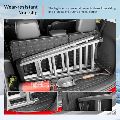 powoq Cargo Mat Compatible with 2020-2025 Kia Telluride Trunk Mat Cargo Liner TPE Back Seat Protector Trunk Liner Replacement for 2020-2025 Kia Telluride Accessories - size: Compatible With Kia Telluride | 2020-2025