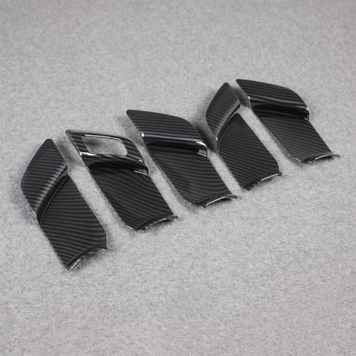 Beautost for Toyota Prius 2023 2024 2025 2026 Interior Door Handle Bowl Panel Cover Trims (Carbon Fiber Black) - color: Carbon Fiber Black