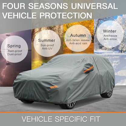 Kayme Heavy Duty SUV Car Cover Custom Fit BMW X3 (2010-2025) Waterproof All Weather for Automobiles, Full Exterior Covers Sun Rain UV Protection. - size: Custom Fit BMW X3