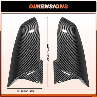 Carbon Fiber Mirror Cover Caps Rearview Side Mirror Covers Compatible with BMW F20 F21 F22 F30 F31 F32 F36 F87 E84 GT 3GT X1 M2 M3-1Pair - size: Fit for BMW 3 Series GT 3GT F34 2013-2018