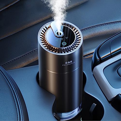 Ceeniu Smart Car Air Fresheners, New smell experience by Ultrasonic mist, Auto On/Off, Powerful Built-in Battery, Long lasting natural fragrance, Adjustable car freshener, Bamboo scent - style: Bamboo Forest