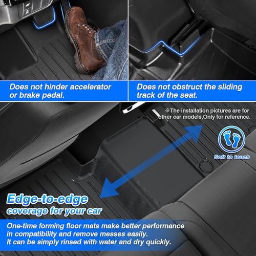 Grand Cherokee Floor Mats - Car Mats for Jeep Grand Cherokee 5-Seater 2022-2025(Include 4xe, Not WK or L), All Weather Floor Mats and Cargo Liner for Grand Cherokee Accessories, Heavy Duty Rubber Mats - size: 2)Jeep Grand Cherokee【22-25】Full set