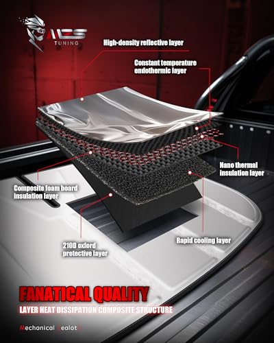 MZS Windshield Sun Shade Compatible with Ram 1500 2002-2008, Foldable Truck Sun Shade Shield with Storage Pouch, Front Window Visor RAM 1500 Sunshade Accessories for Interior Protector - size: Ram 1500 2002-2008