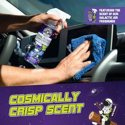 Chemical Guys Total Interior Cleaner & Protectant - 32 oz Galactic Scent All-in-One Car Interior Cleaner for Dash, Seats, Carpet, Glass, Vinyl, Leather, and Plastic - Cleans & Protects Every Surface - size: 32 Fl Oz (Pack of 1)