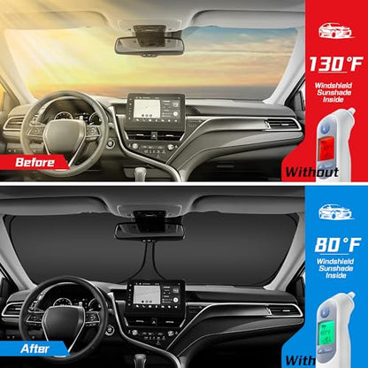 ARISMOTOR Windshield Sun Shade for BMW X3 2018-2025 2026, Custom Fit Foldable Front Window Sunshade Sun Visor Protector, Block UV Rays Keep Your Car Cooler - size: for BMW X3 2018-2026