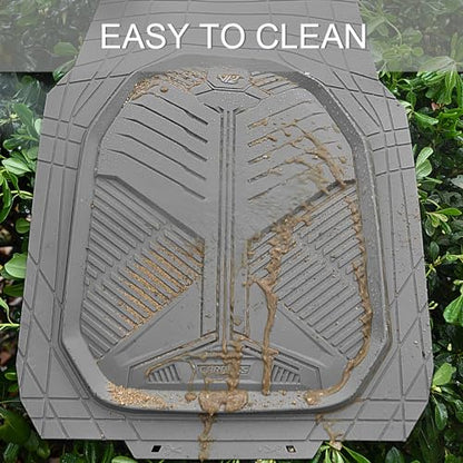 CAR PASS Heavy Duty Rubber Car Mats, Deepdish All Weather Floor Mats for Car Full Set, Universal Automotive Mats Trim to Fit for Sedans SUVs Trucks, Waterproof Anti-Slip Deep Tray 3 Pieces Light Gray - color: Gray Light