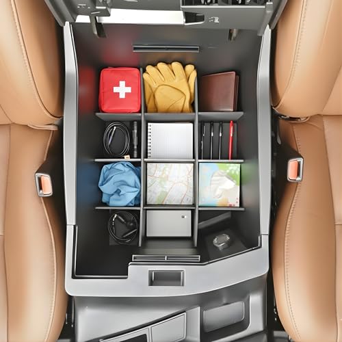 Vehicle OCD - Center Console Organizer for Toyota Tundra (2007-2013) / Sequoia (2008-2022) - Made in USA - SLX111 - size: 2007-2013, style: Center Console Organizer