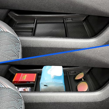 SMABEE Lower Center Console Organizer Tray for Chevrolet Chevy Equinox 2025 2026 Accessories Under Center Console Organizer Insert TPE Interior Black (Not Fit Equinox EV) - size: Lower Center Console Organizer Tray