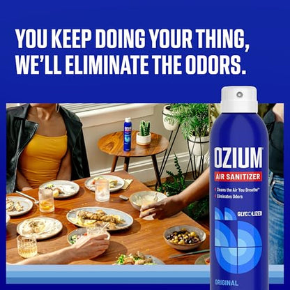 Ozium® 8 Oz. Air Sanitizer & Odor Eliminator for Homes, Cars, Offices and More, Original Scent - 3 Pack - size: 8 Ounce (Pack of 3)
