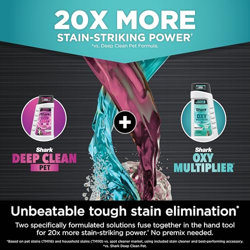 Shark StainStriker HairPro Portable Carpet, Upholstery & Area Rug Cleaner with Pet Mess & Hair Tools, Self-Cleaning, Perfect for Pets & Car Interiors, 4 Cleaning Tools & Pet Solution, Copper, PX251 - style: StainStriker w/ HairPro Technology