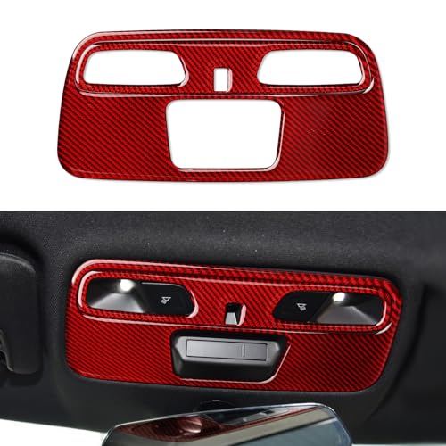 Car Reading Light Sticker Carbon Fiber Decal Interior Trim Cover for Chevrolet Camaro ZL1 2016 2017 2018 2019 2020 2021 2022 2023 Accessories - color: Reading Light