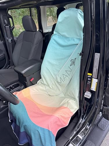 The HydroGUARD-Microfiber SEAT & Seatbelt Protector - Sunrise - color: Multicolor