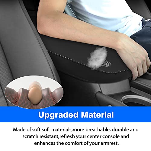 Autorder Center Console Cover for 2015-2020 2021 Lexus NX NX300h/NX300/NX200t Accessories Armrest Cover Anti-Scratch Middle Console Pad Leather Armrest Protector - size: 2015-2021 Lexus NX
