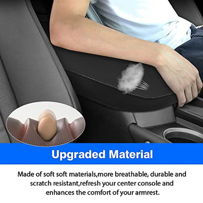 Autorder Center Console Cover for 2015-2020 2021 Lexus NX NX300h/NX300/NX200t Accessories Armrest Cover Anti-Scratch Middle Console Pad Leather Armrest Protector - size: 2015-2021 Lexus NX