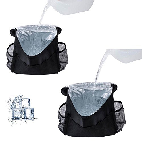 AUTOARK Car Seat Back Organizer and Cooler Set,Multi-Pocket Travel Storage Bag(Heat-Preservation and Waterproof),Bigger-Capacity,AK-054 - size: Bigger-Capacity